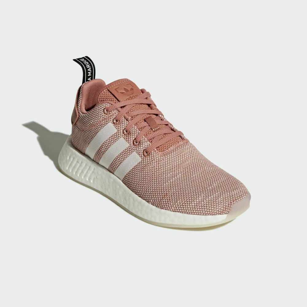 Adidas Originals Women's Pink White NMD_R2 Sneakers Size 9.5 us CQ2007 - Picture 2 of 4